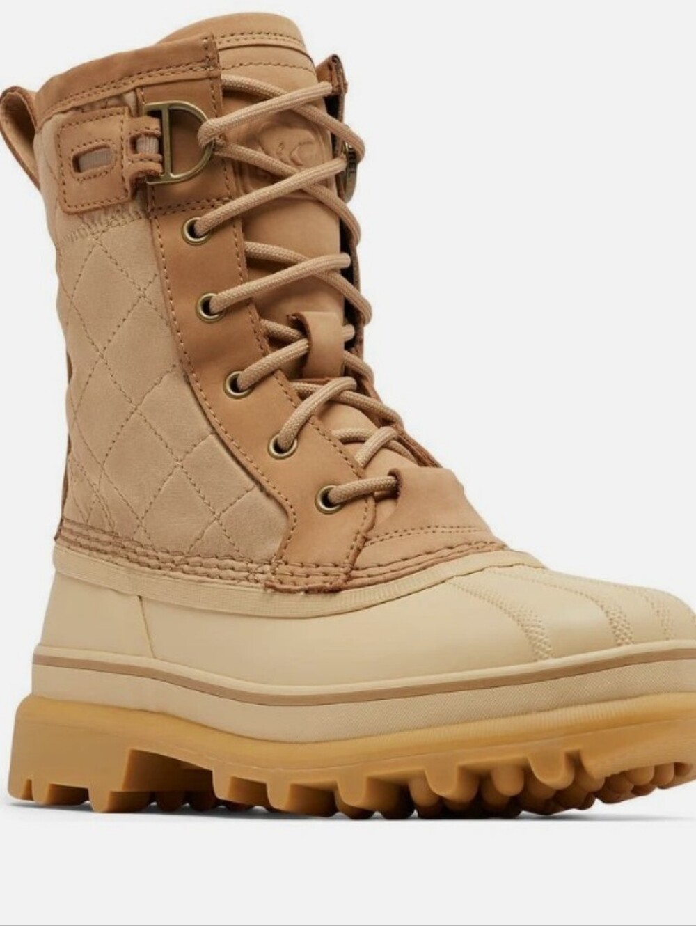 SOREL Caribou Royal Waterproof Winter Boots Lug Sole Fleece Lined. Size ...8.5